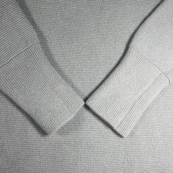 Free People Ottoman Slouchy Gray Turtleneck Sweater Woman's Medium RN: 66170 - Picture 3 of 7